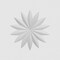 Ekena Millwork Standard Sedgwick Flower Rosette With Square Edge, 4"W x 4"H x 3/4"P ROSP040X040X075SDG09 - alternate 4
